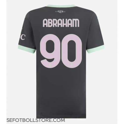 AC Milan Tammy Abraham #90 Replika Tredje Tröja Dam 2024-25 Kortärmad